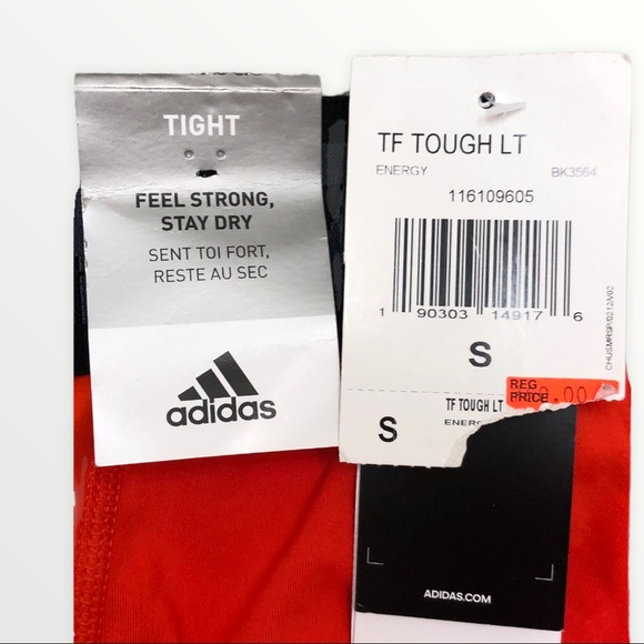 New With Tags Adidas Athletic Techfit Base Compression Leggings Small  ($60) - Picture 6 of 6